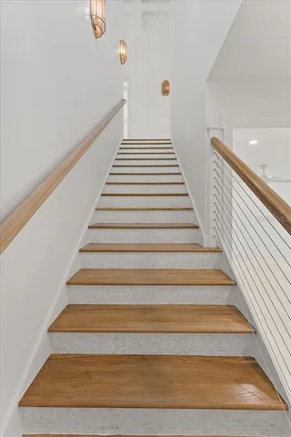 a view interior of a house with a yard