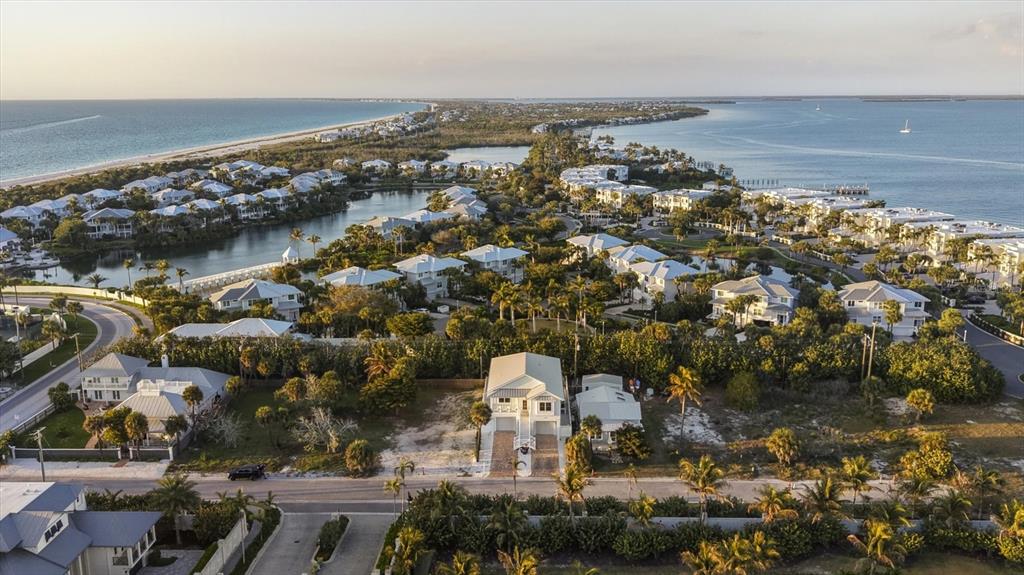847 Belcher Road Boca Grande, FL 33921 - Photo 88 of 99 an aerial view of a city with lots of residential buildings