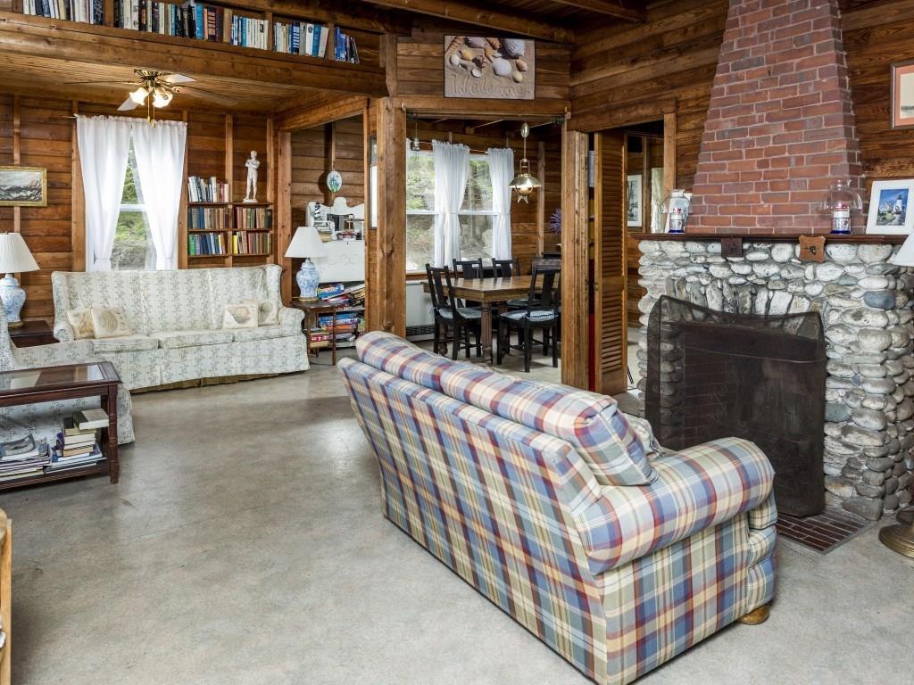 67 Shore Road East Boothbay, ME 04544 - Photo 5 of 20 The living room with water views,...
