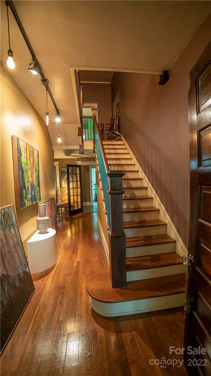 100 Morehead Street Morganton, NC 28655 - Photo 14 of 37 a view of entryway and hall with wooden floor