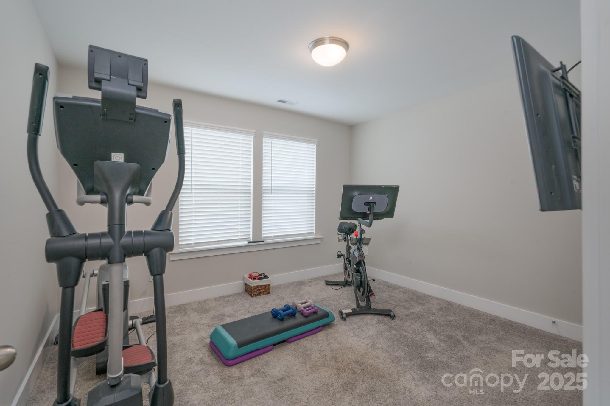 1180 Weir Court Fort Mill, SC 29708 - Photo 28 of 37 a room with gym equipment and a window