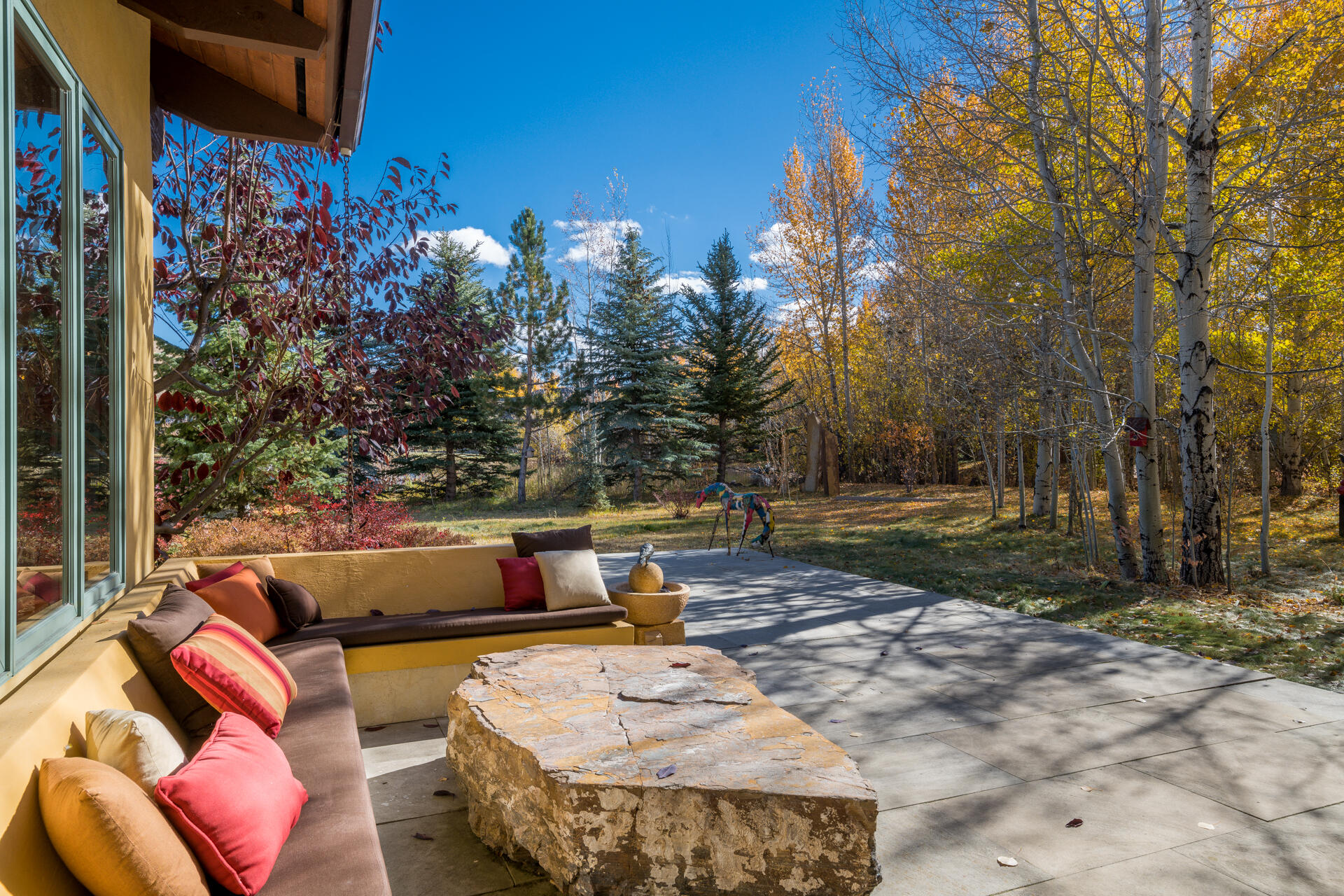35 Greenhorn Road Blaine County, ID 83333 - Photo 40 of 55 Patio facing south off of kitchen
