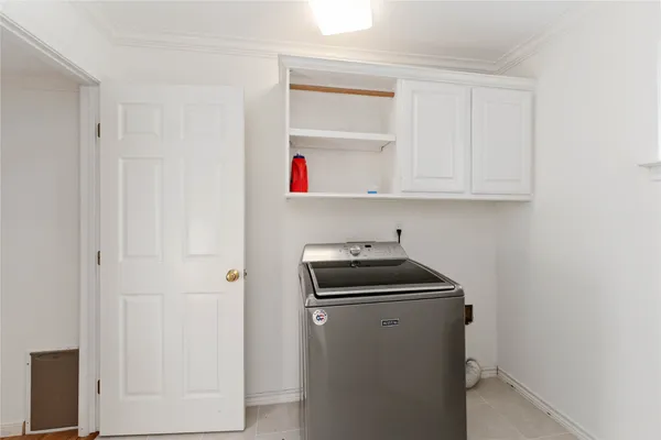 a room with storage and utility