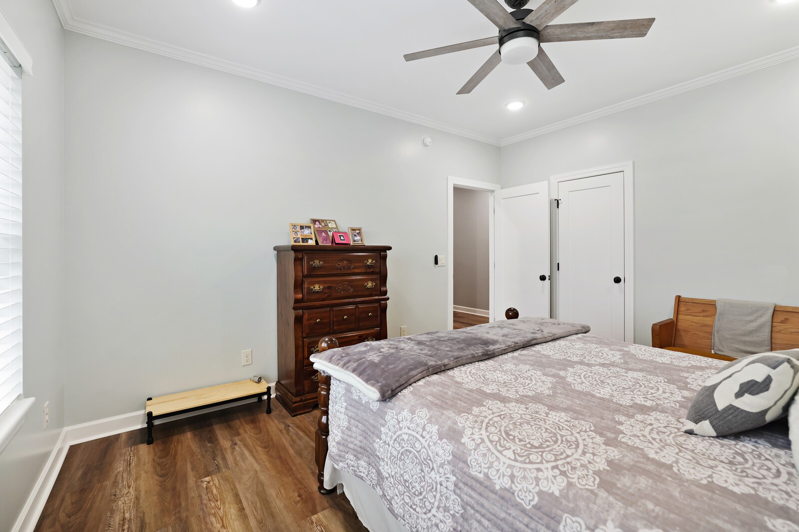 2095 Linwood Road Watertown, TN 37184 - Photo 39 of 52 a bedroom with a bed and wooden floor