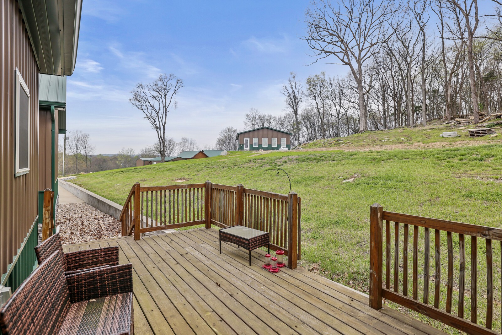 2095 Linwood Road Watertown, TN 37184 - Photo 45 of 52 a view of a wooden deck with a yard