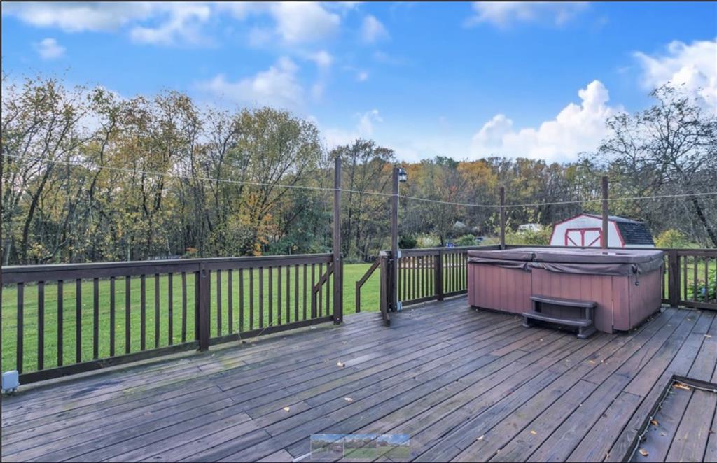 129 Shaffer Road Apollo, PA 15613 - Photo 18 of 25 a view of a balcony with wooden floor and fence
