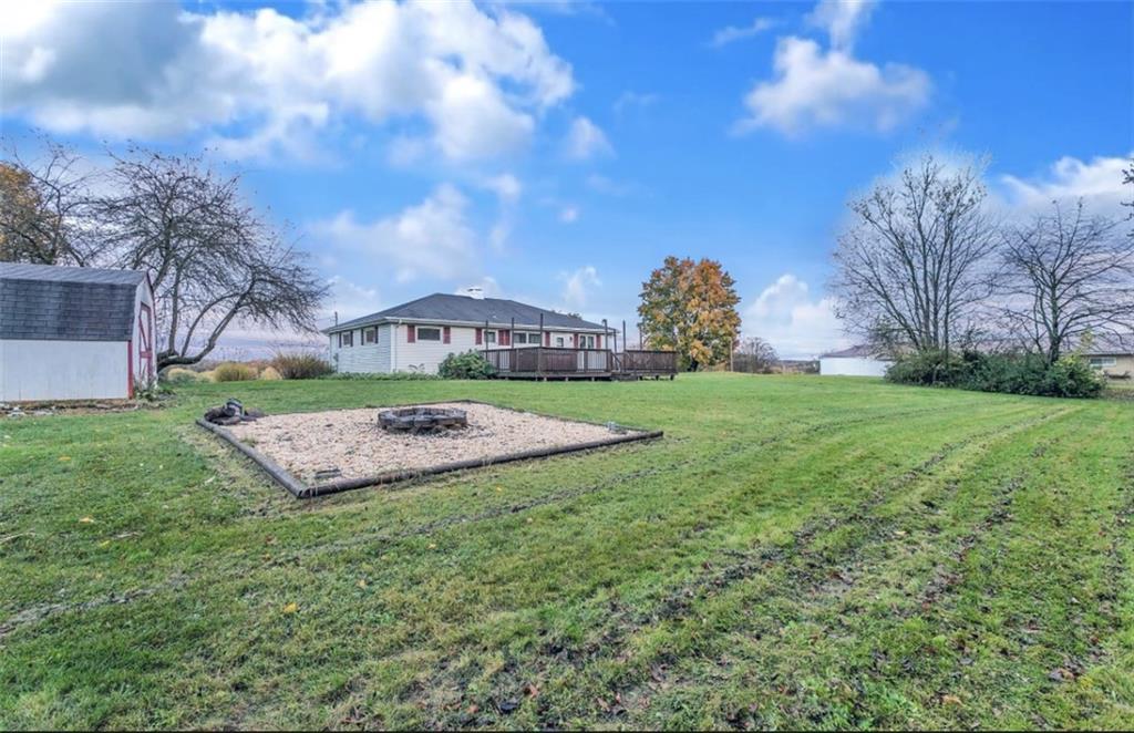 129 Shaffer Road Apollo, PA 15613 - Photo 21 of 25 a view of a garden with a house