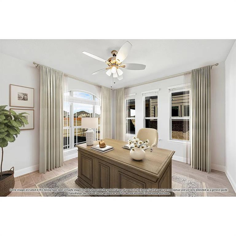 1232 Starlight Avenue Aubrey, TX 76227 - Photo 4 of 22 a living room with furniture potted plant and a window