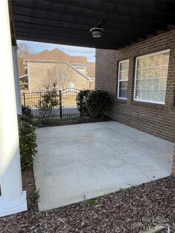 a view of terrace with seating space
