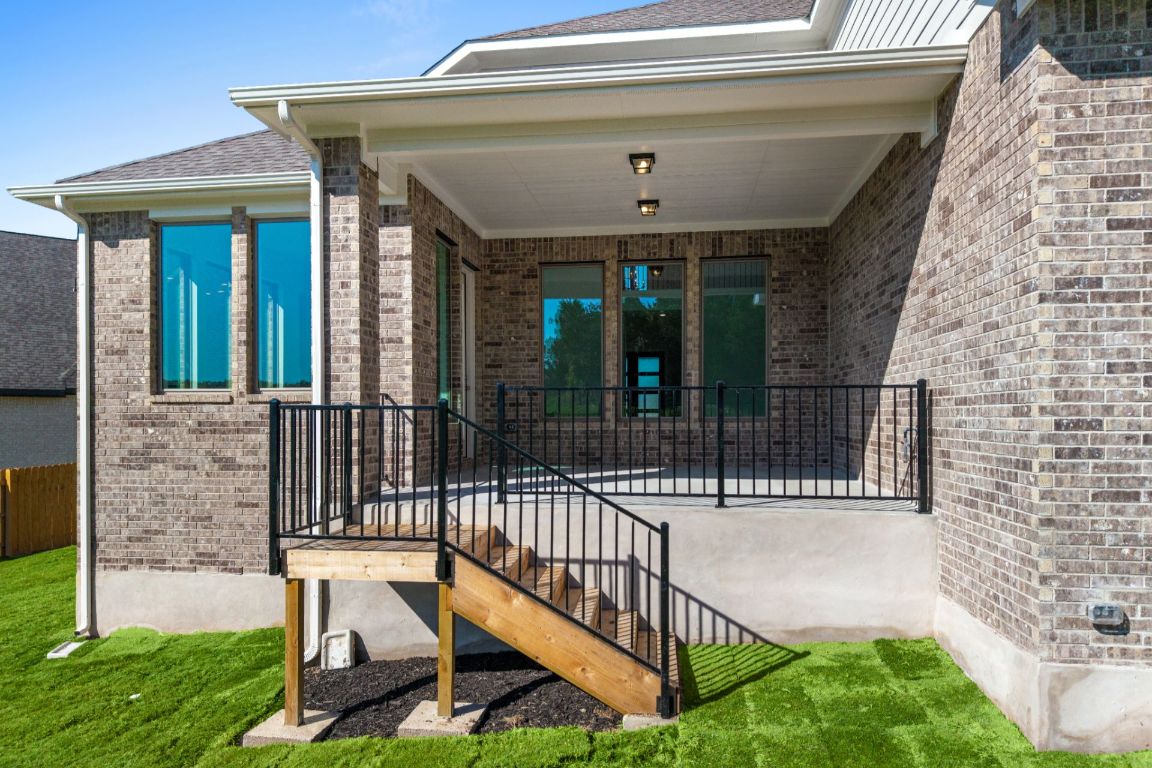 1409 Treasure Map View Leander, TX 78641 - Photo 35 of 40 Rear Covered Patio