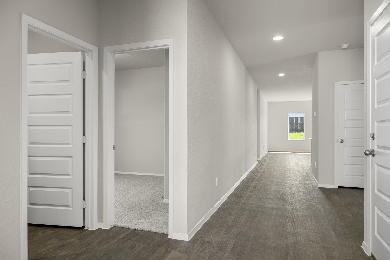5509 Sacra Cove Austin, TX 78747 - Photo 10 of 38 wooden floor and closet in a room