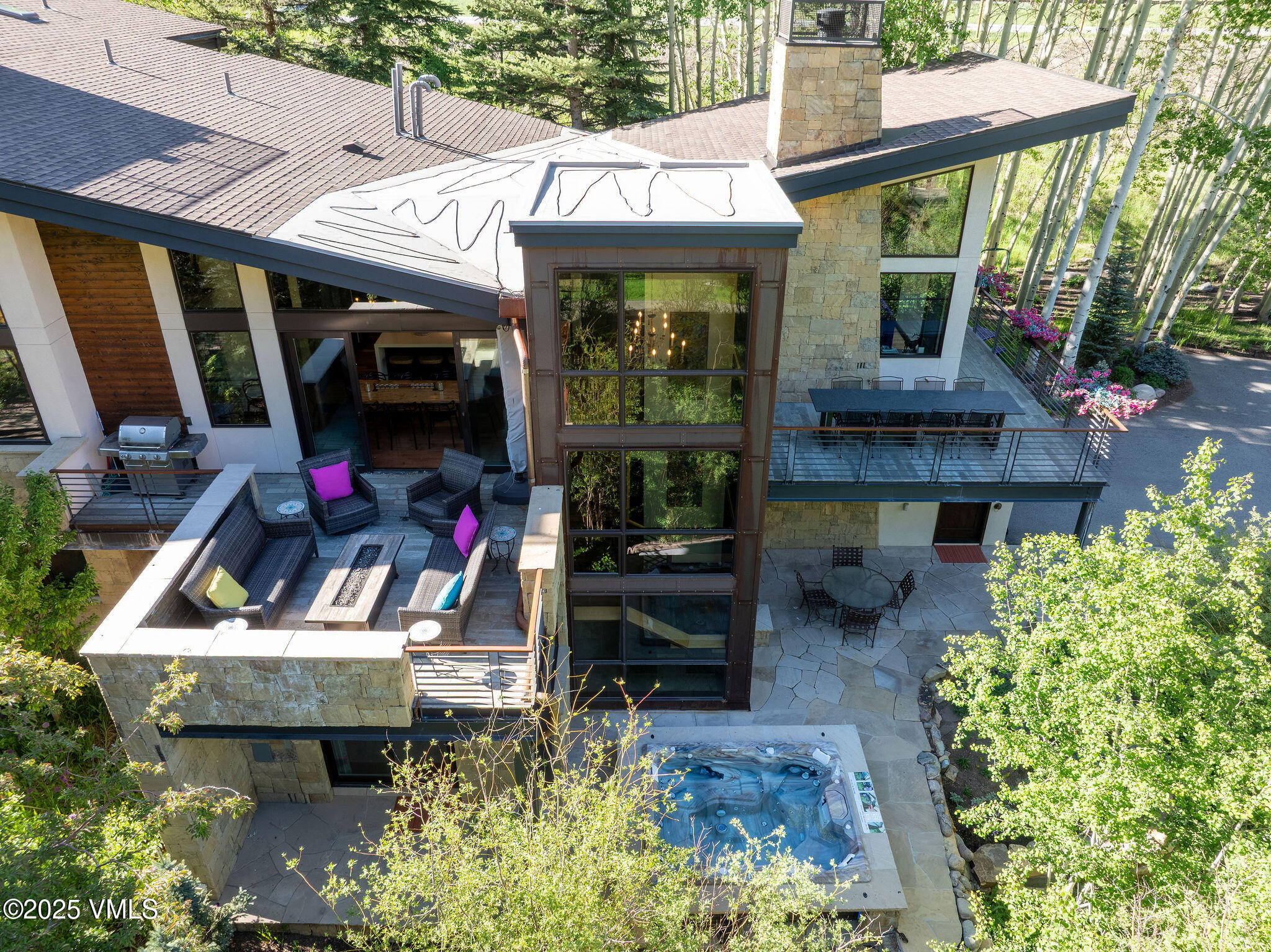 3013 Booth Creek Drive Vail, CO 81657 - Photo 26 of 43 2506_3013_booth_creek_aerial_c