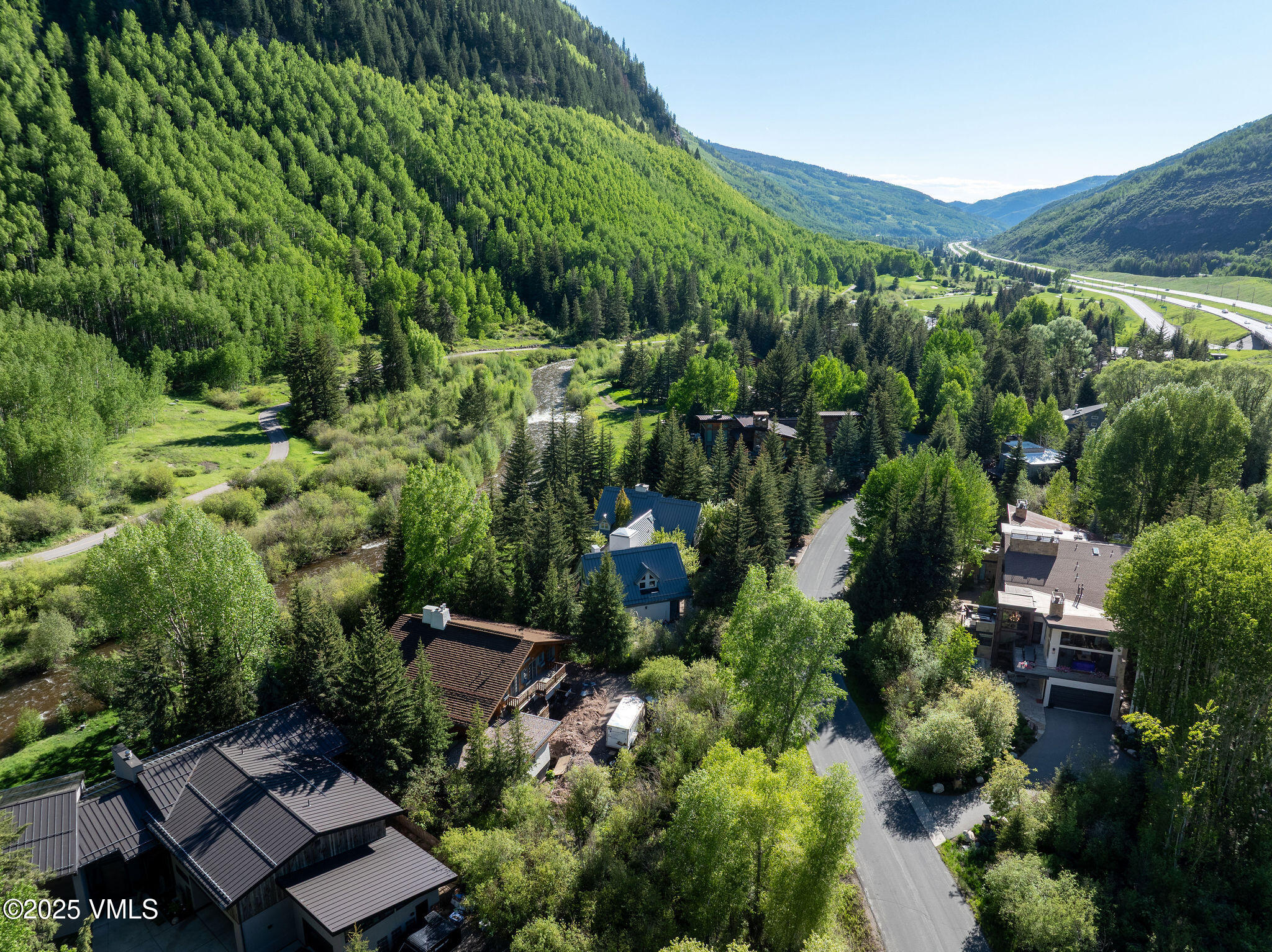3013 Booth Creek Drive Vail, CO 81657 - Photo 34 of 43 2506_3013_booth_creek_aerial_g
