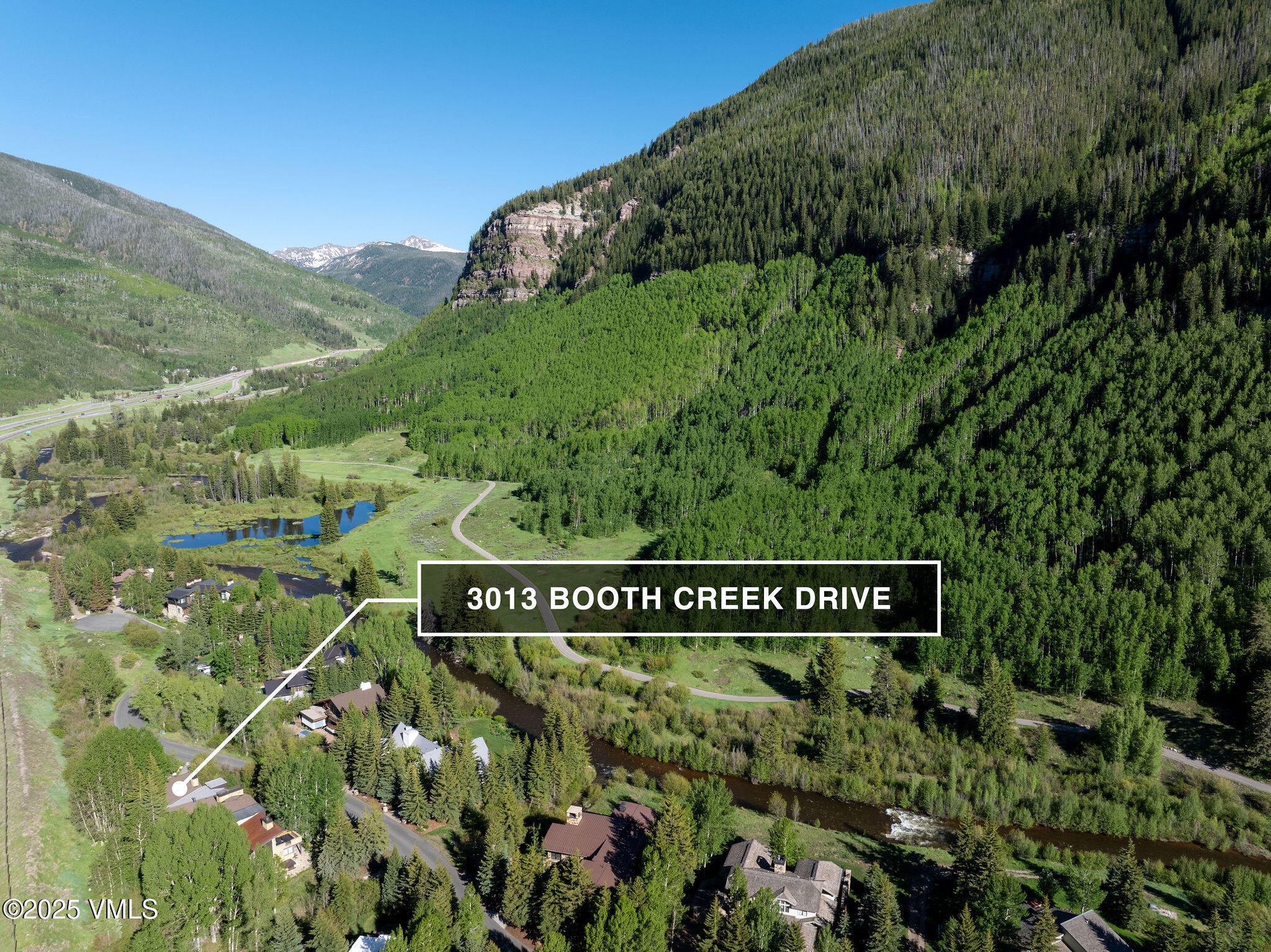3013 Booth Creek Drive Vail, CO 81657 - Photo 35 of 43 2506_3013_booth_creek_aerial_l