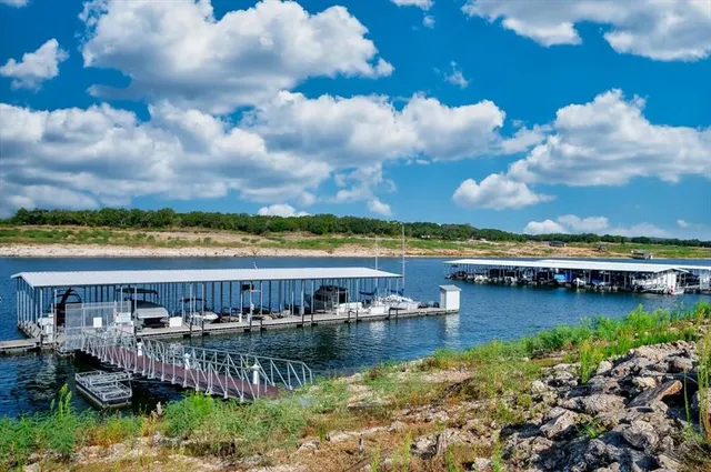 a view of ocean with house