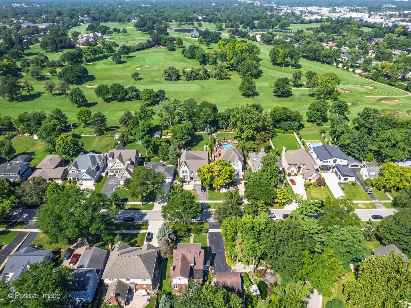 245 Middaugh Road Clarendon Hills, IL 60514 - Photo 9 of 10 an aerial view of residential houses with outdoor space and trees