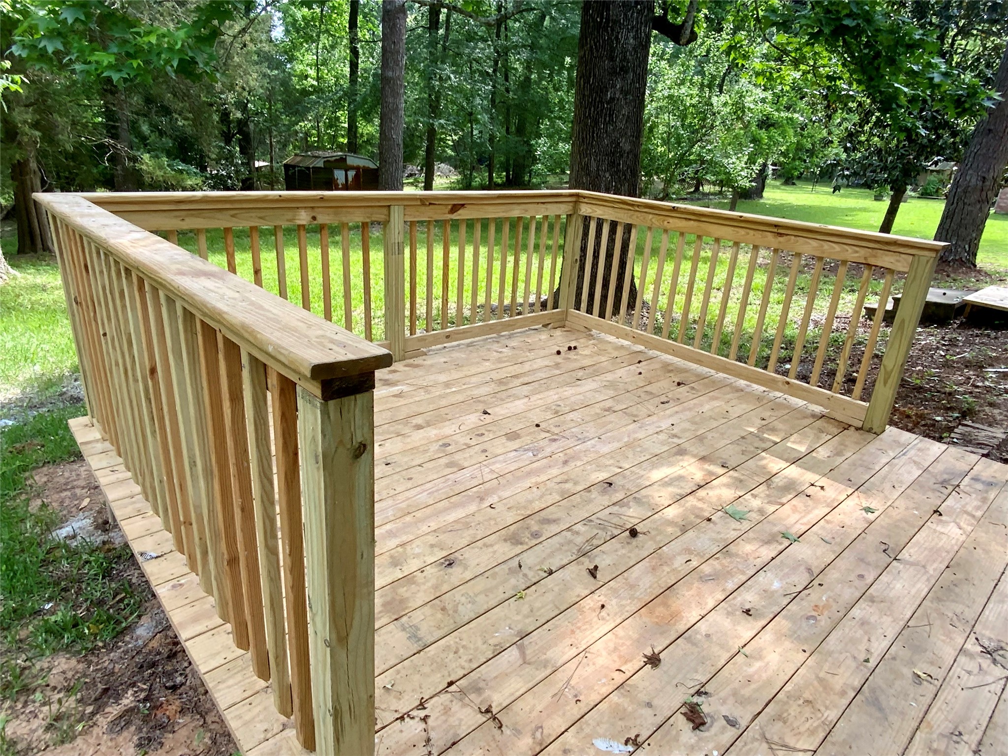 296 Kings Row Street Livingston, TX 77351 - Photo 14 of 35 New Deck Back Porch