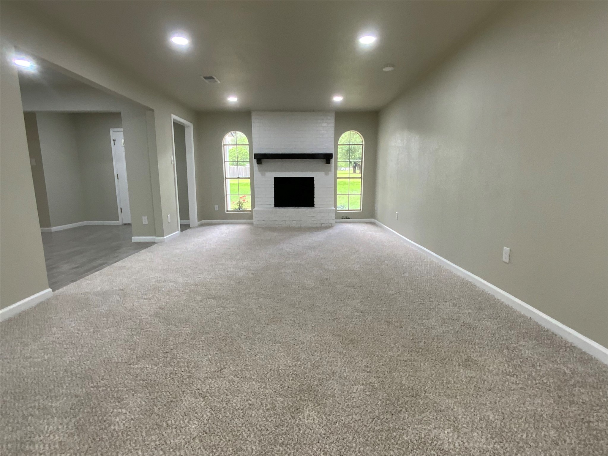 296 Kings Row Street Livingston, TX 77351 - Photo 9 of 35 Nice Size Living/Family Room with Fireplace