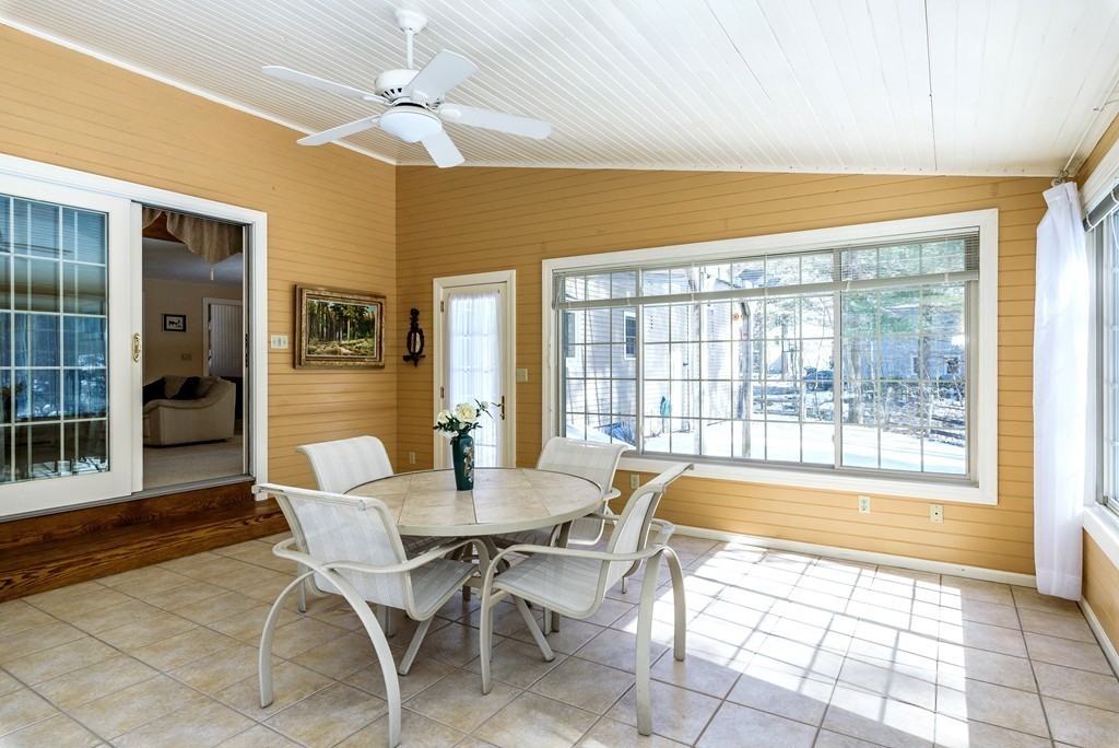 266 Sargent Road Boxborough, MA 01719 - Photo 12 of 15 a view of a dining room with furniture window and outside view