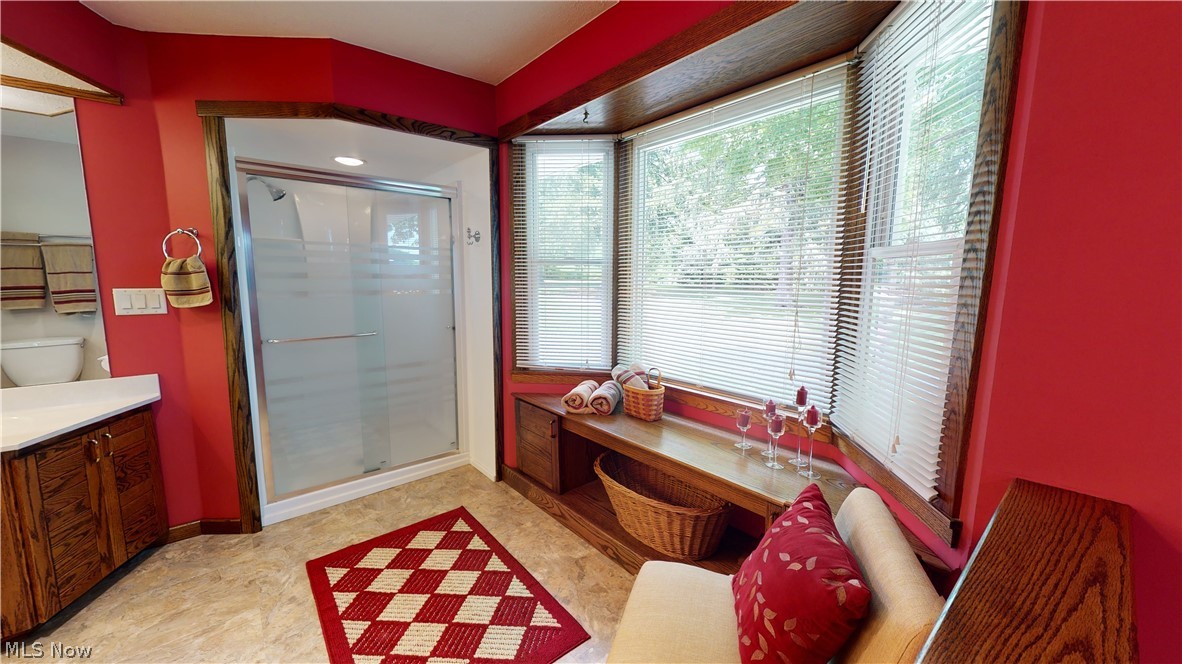 18142 Madison Road Middlefield, OH 44062 - Photo 17 of 35 This window seat in the bay window was hand crafted by the current owner.