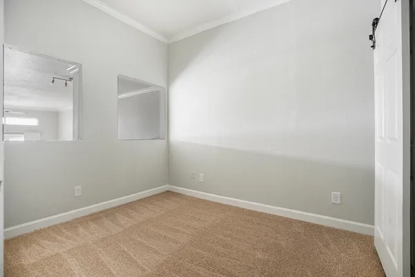 a view of an empty room