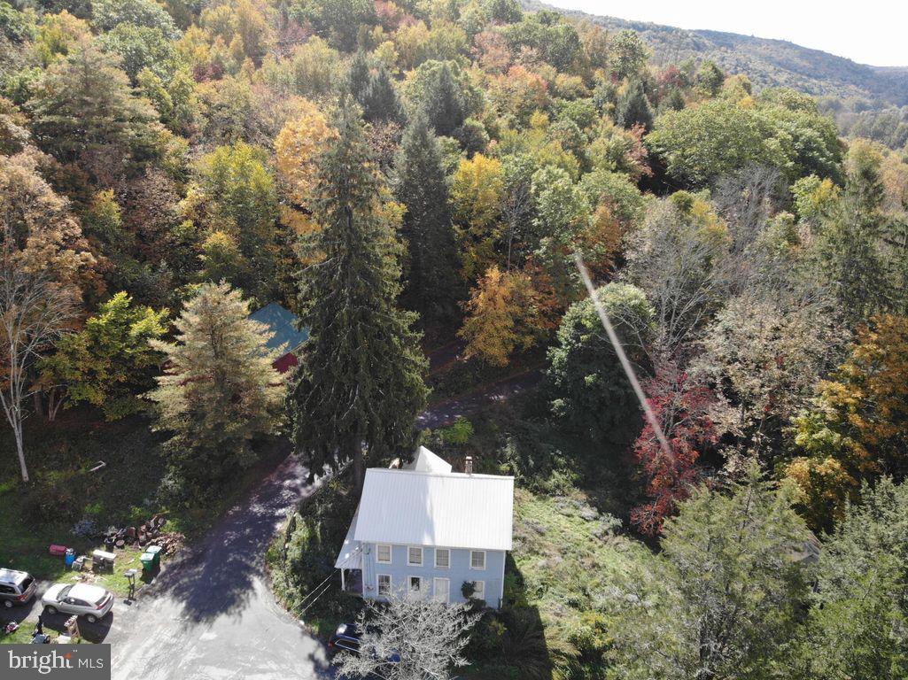45 Grocery Hill Road Equinunk, PA 18417 - Photo 9 of 24 an aerial view of house with yard and mountain