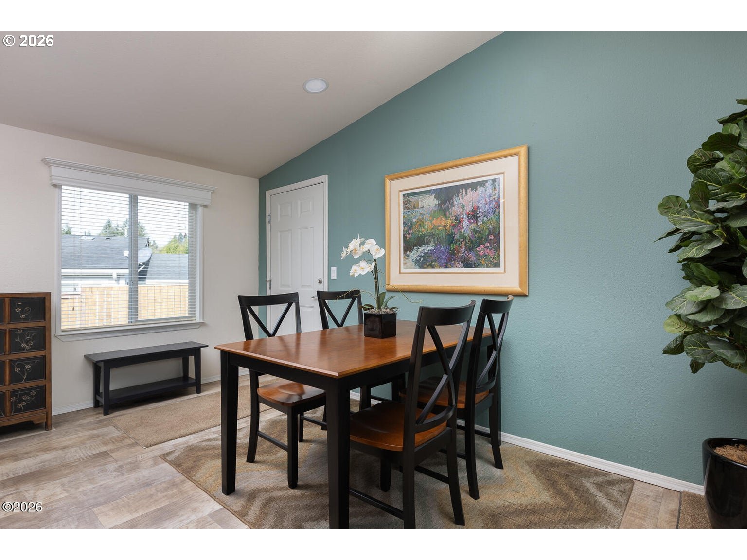 777 Southeast Winchell Street Depoe Bay, OR 97341 - Photo 10 of 29 a view of a dining room with furniture window and wooden floor