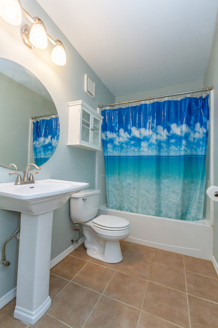 1010 Kenneth Circle Elgin, IL 60120 - Photo 16 of 18 a bathroom with a sink a toilet and mirror