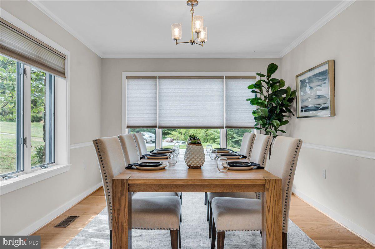 977 Wind Song Road West Chester, PA 19382 - Photo 8 of 57 a view of a dining room with furniture window and outside view
