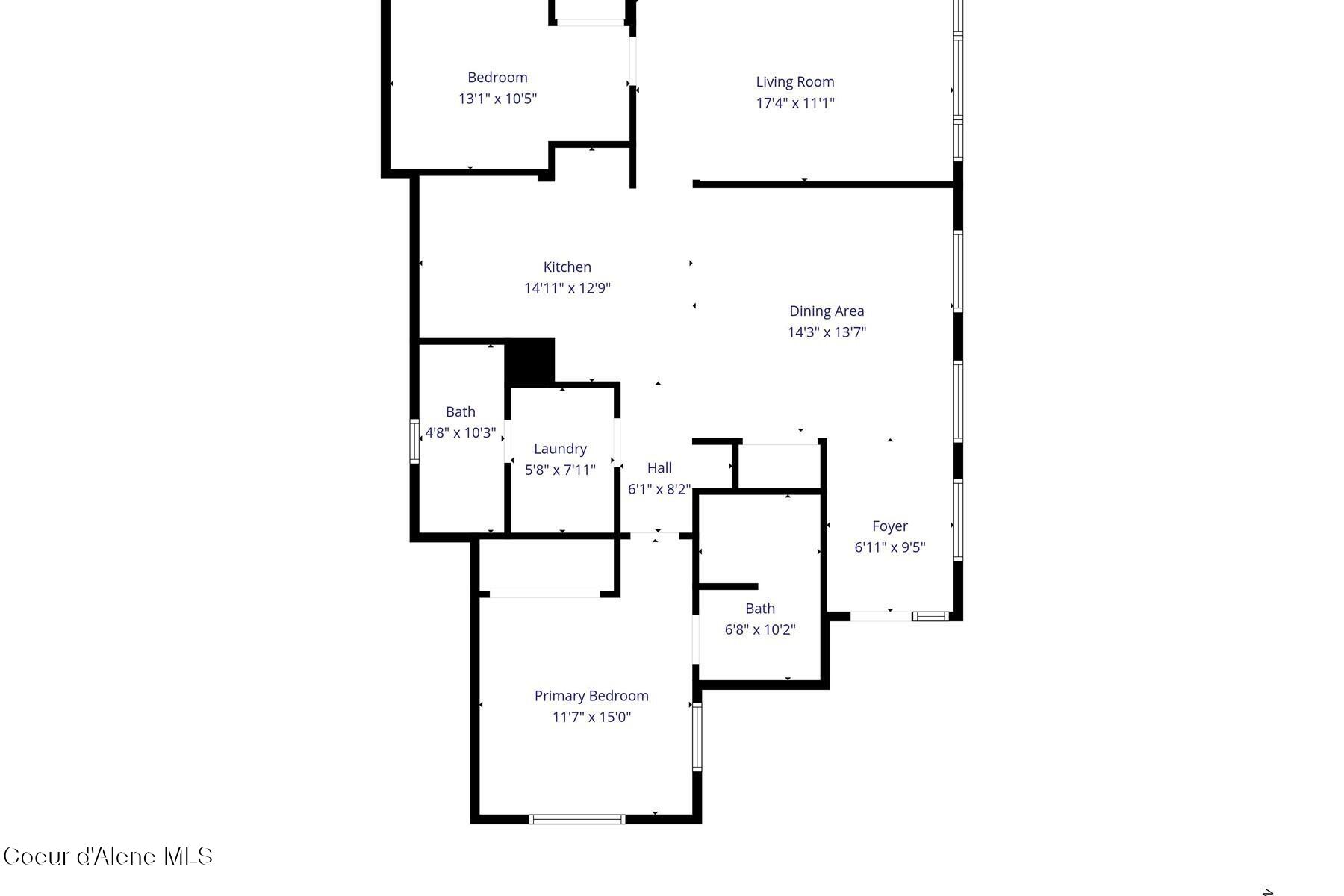 632 Main Street Wardner, ID 83837 - Photo 48 of 48 Floor Plan