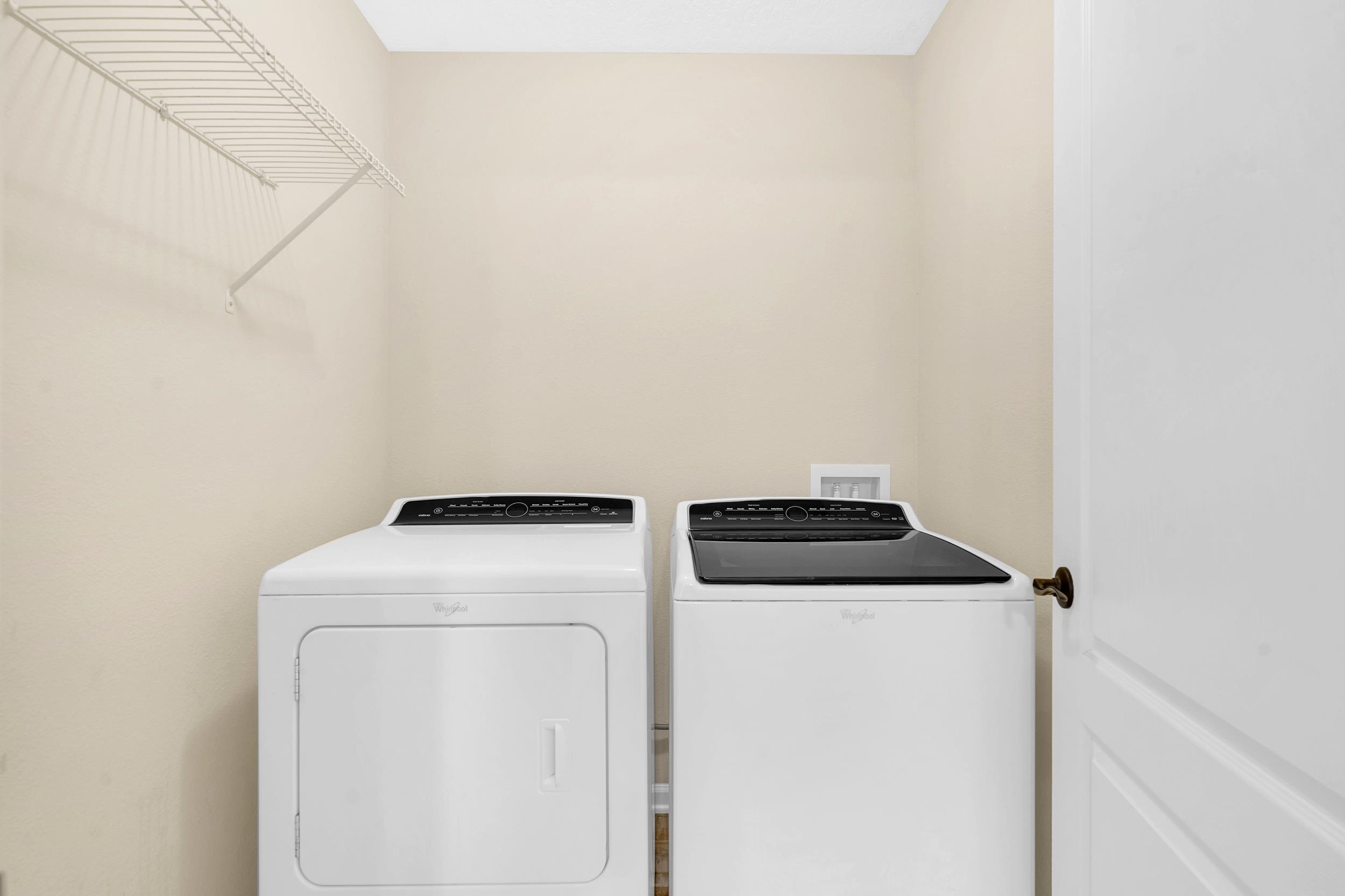 146 Ocean Cay Boulevard St. Augustine, FL 32080 - Photo 32 of 41 a utility room with dryer and washer