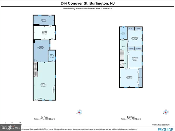 $339,000 | 244 Conover Street, Burlington, NJ 08016