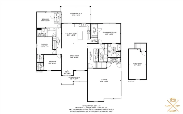 a view of a lake with a big yard