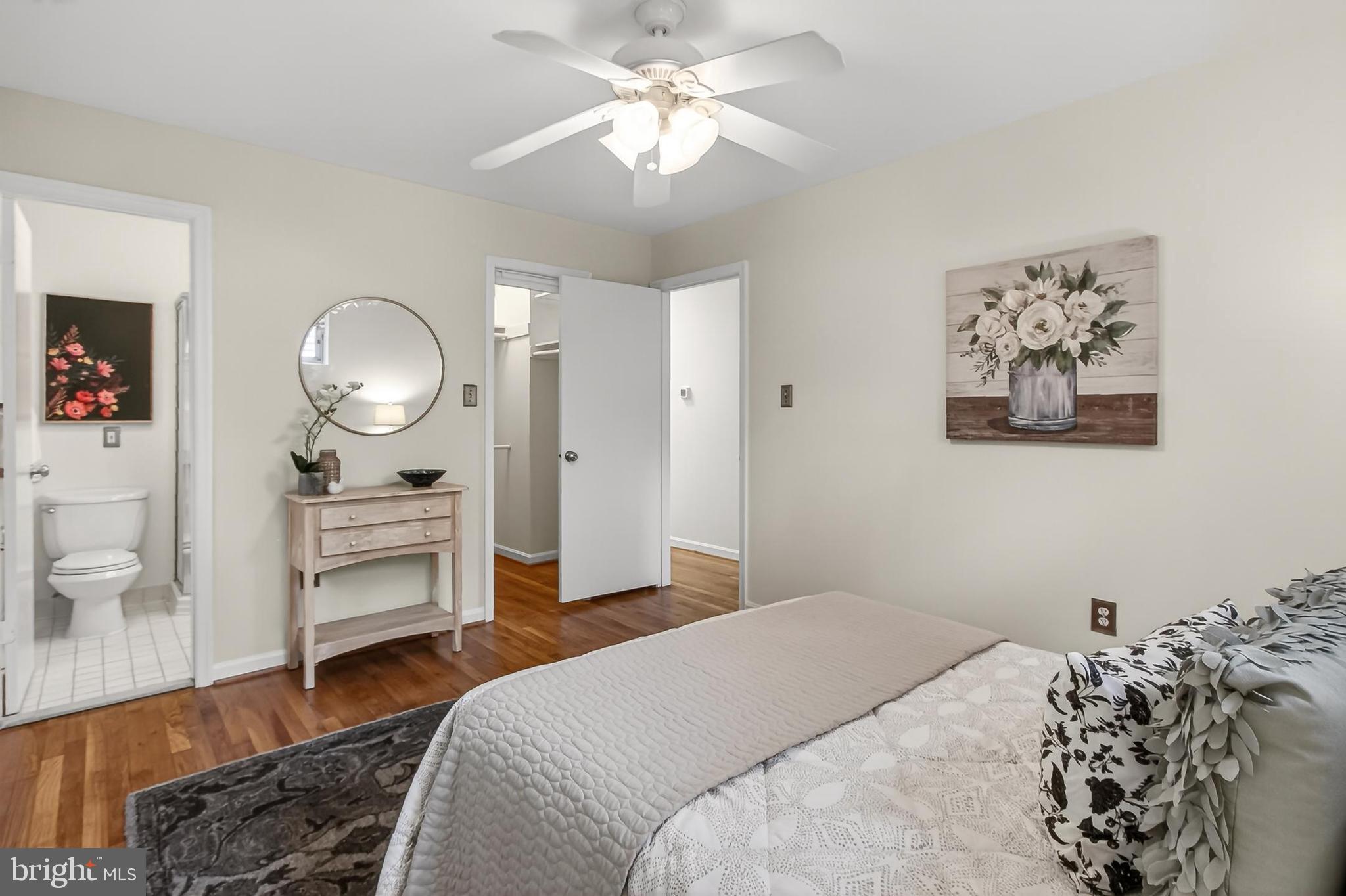 5502 Kempton Drive Springfield, VA 22151 - Photo 7 of 49 Primary Bedroom with walk-in closet & ensuite