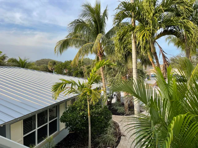 a view of a wooden fence