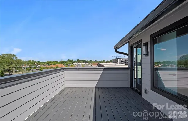 a view of balcony with city view