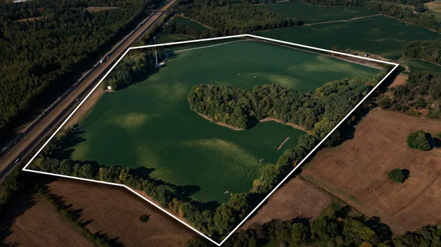 a view of a small pool