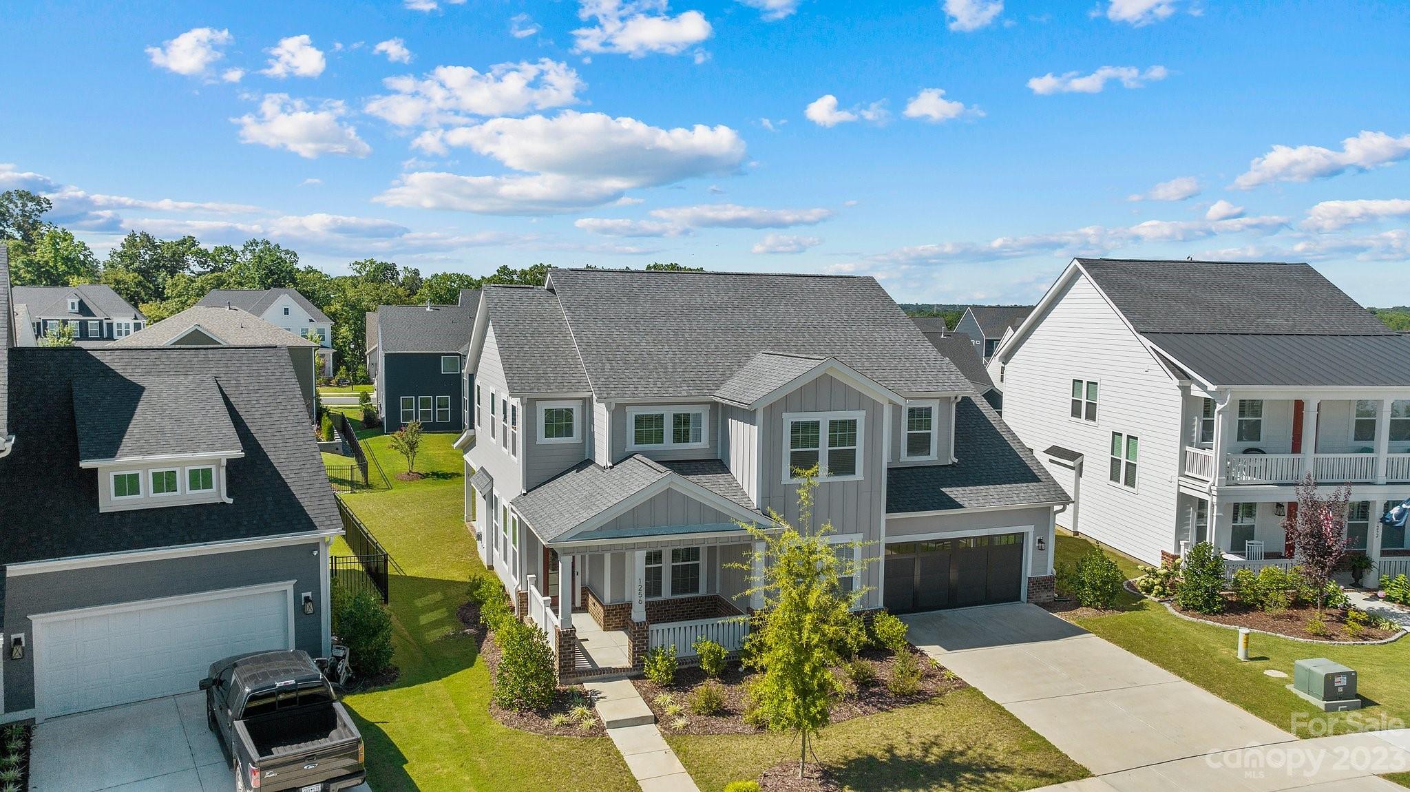 1256 Therns Ferry Drive Fort Mill, SC 29708 - Photo 41 of 47 a front view of a house with a yard