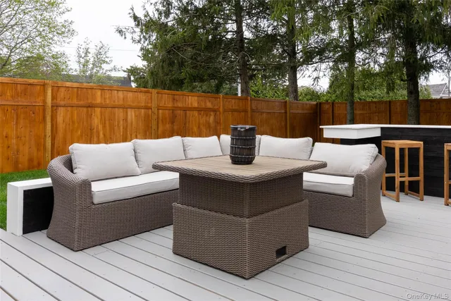 a patio view with patio