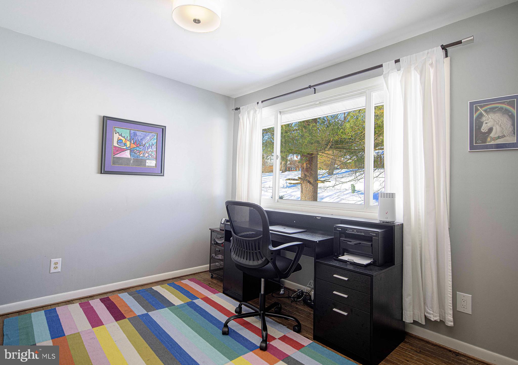 129 Duncannon Road Bel Air, MD 21014 - Photo 17 of 50 a view of a workspace with furniture and a window