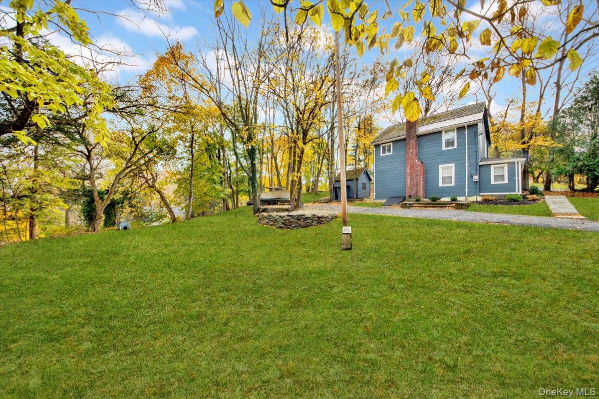 350 Old Post Road Marlboro, NY 12542 - Photo 23 of 36 a garden view with outdoor seating