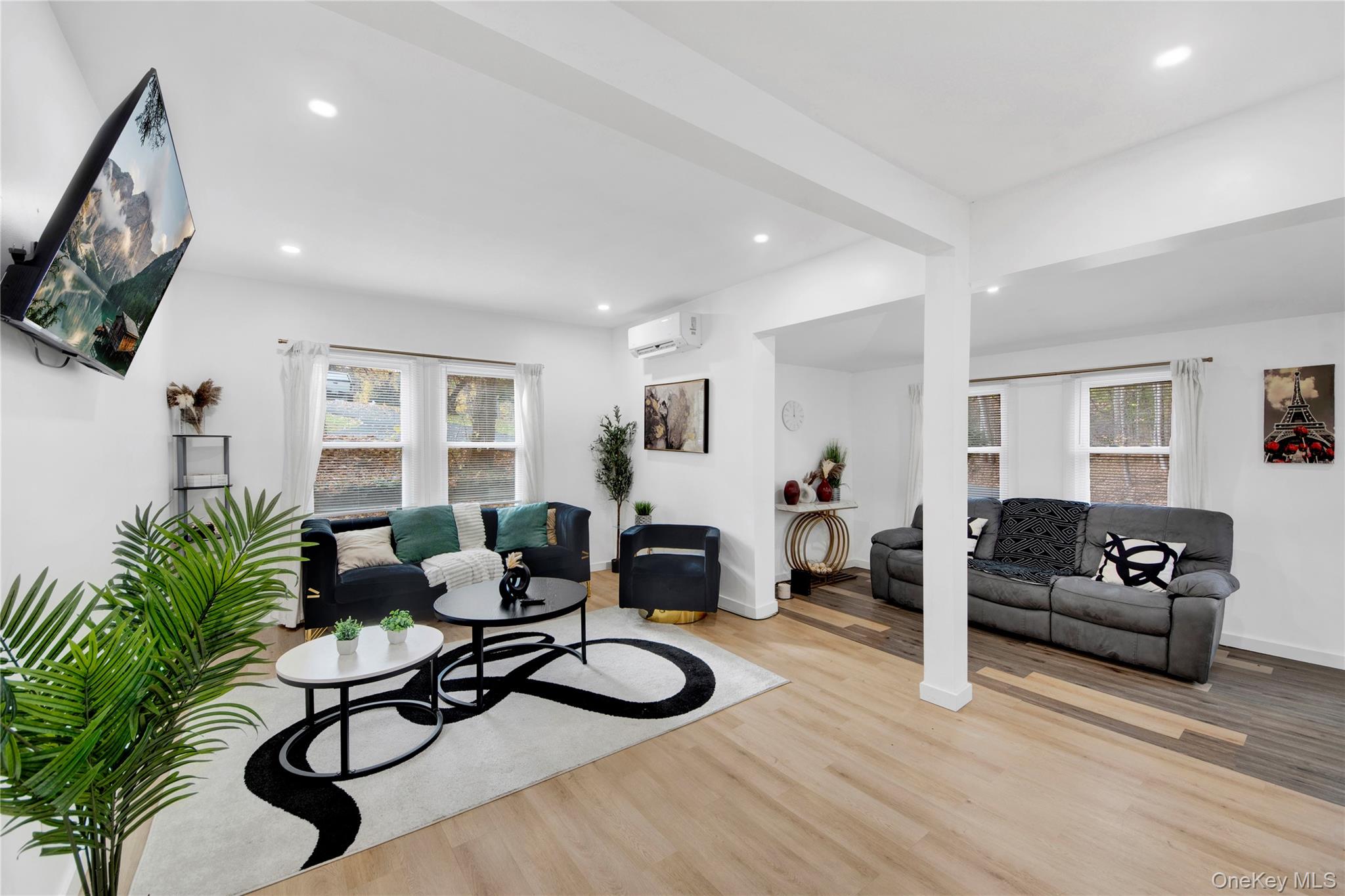 350 Old Post Road Marlboro, NY 12542 - Photo 10 of 36 a living room with furniture a flat screen tv and a table