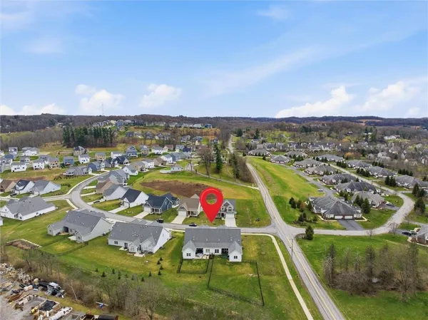 a view of a swimming pool with a balcony