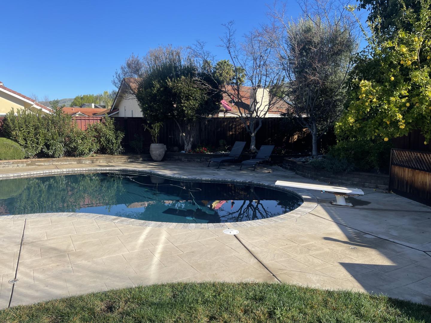 3411 Ruby Court San Jose, CA 95148 - Photo 11 of 12 a view of a swimming pool with a patio