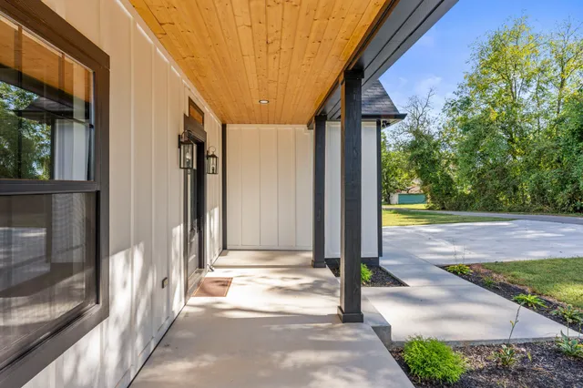 a view of a house with a porch