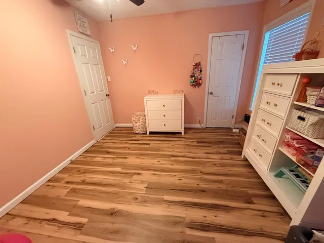 a view of a room with storage and utility