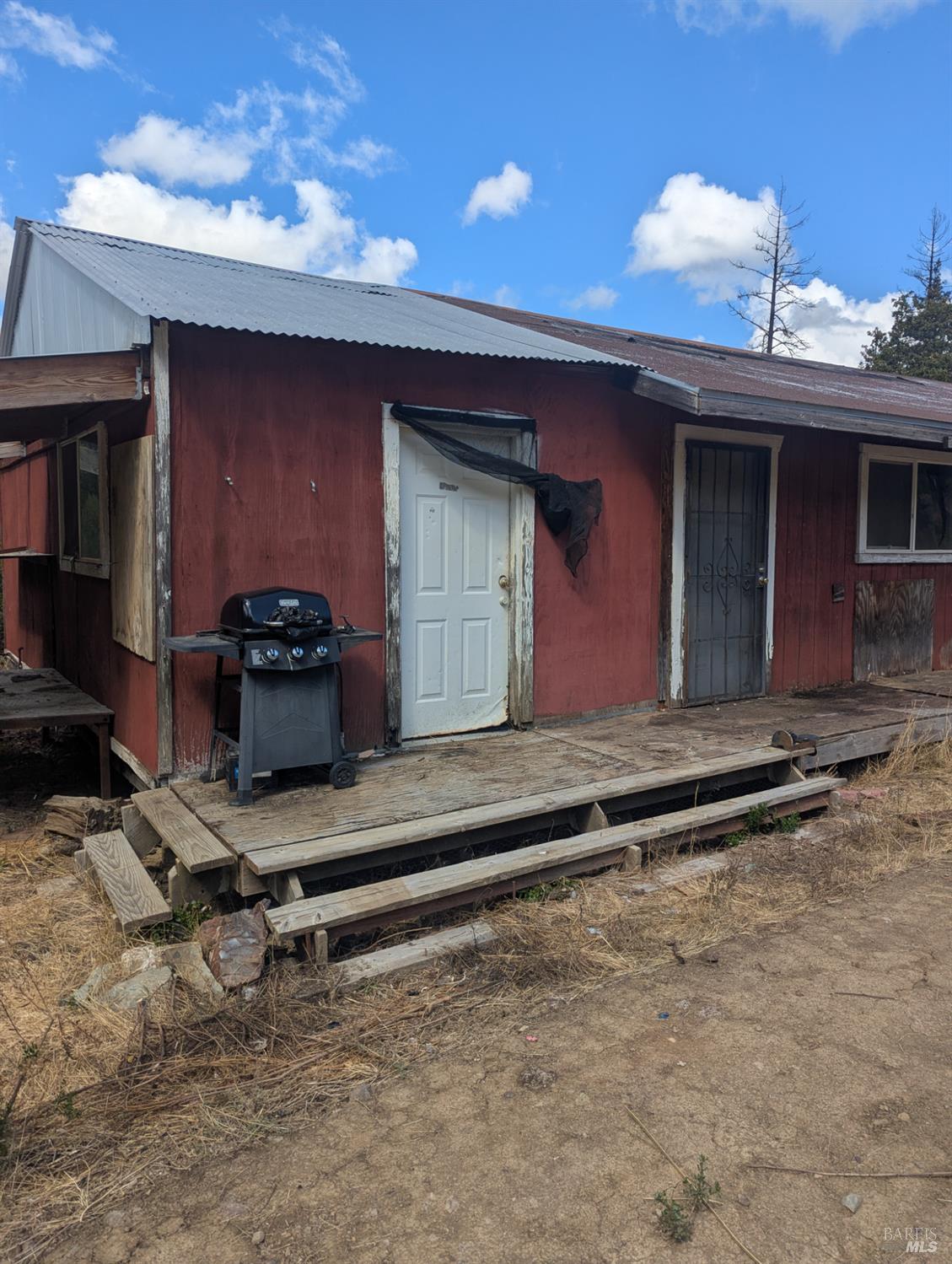 59002 George Washington Rock Road Laytonville, CA 95454 - Photo 14 of 38 The cabin that has a wood stove.