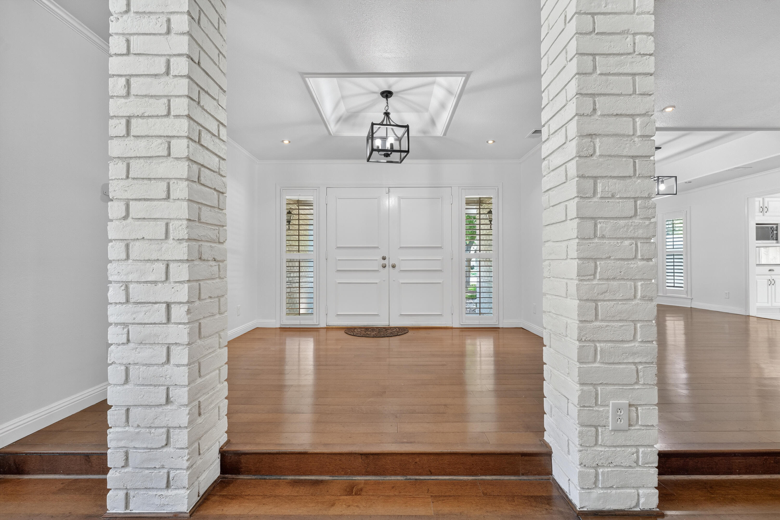 4616 9th Street Lubbock, TX 79416 - Photo 4 of 53 a view of staircase with white walls