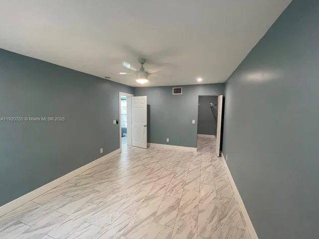 a view of an empty room