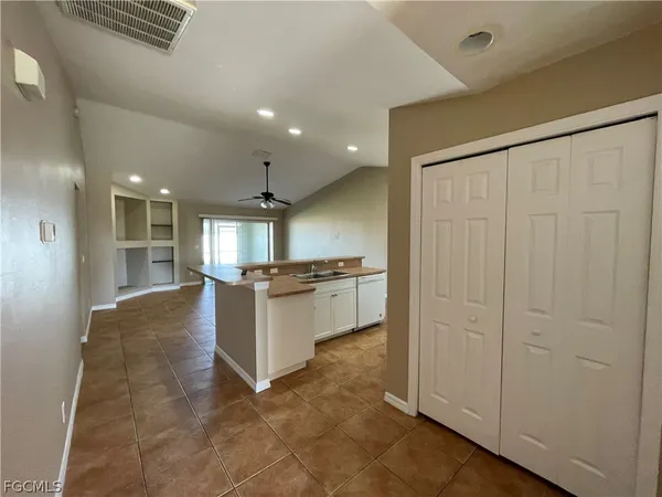 a view of storage and utility room